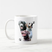 Mug Labrador Retriever Trio (Gauche)