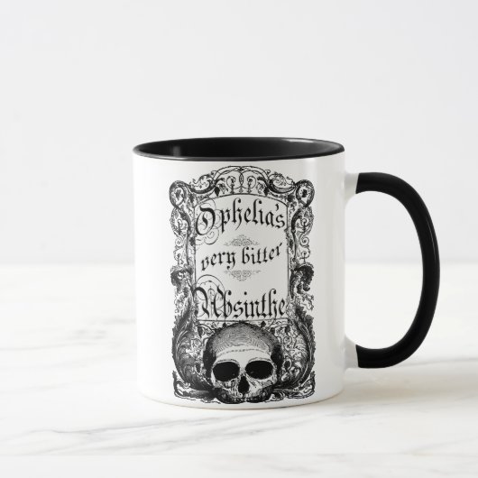 Mug L'absinthe très amère d'Ophélie (Droite)