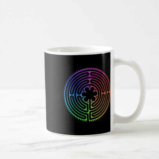 Mug Labyrinthe Arc-en-ciel Labyrinthe de Chartres Laby (Droite)