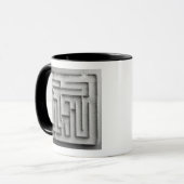 Mug Labyrinthe argenté (Devant gauche)
