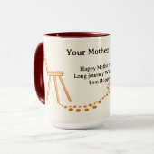 Mug Labyrinthe d'amour de miettes de scone (Devant gauche)