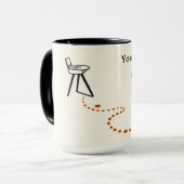 Mug Labyrinthe d'amour éternel de miettes de scone (Devant gauche)