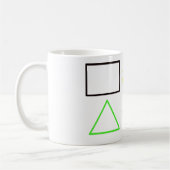 Mug Labyrinthe Moderne – Art Abstrait Géométrique Auda (Gauche)