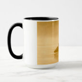 Mug lac Blanc-coupé la queue crossing de cerfs communs (Gauche)