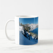 Mug Lac crater Orégon central du sud en hiver (Gauche)