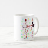 MUG LAC DE CYGNE DE BALLET, BALLERINE D'ODETTE ODILE, (Devant droit)