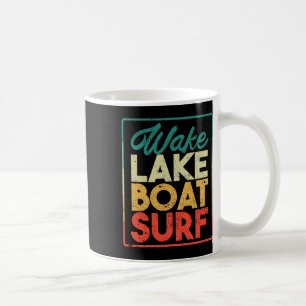 Mug Lac de sillage bateau surf drôle planche de wakesu