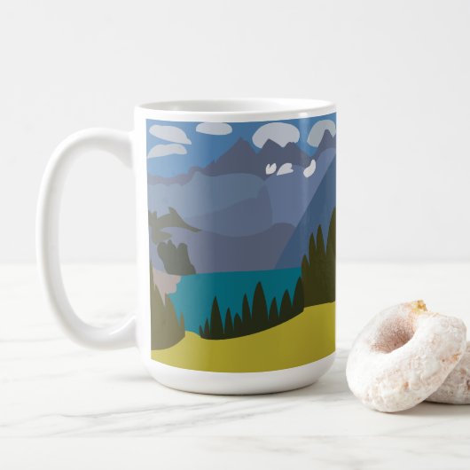 Mug Lac des Alpes (Avec donut)