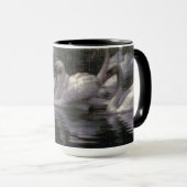 Mug Lac des cygnes au clair de lune (Devant droit)