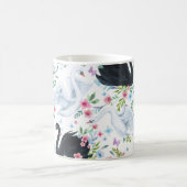 Mug Lac des Cygnes : Motif pastel aquarelle. (Centre)