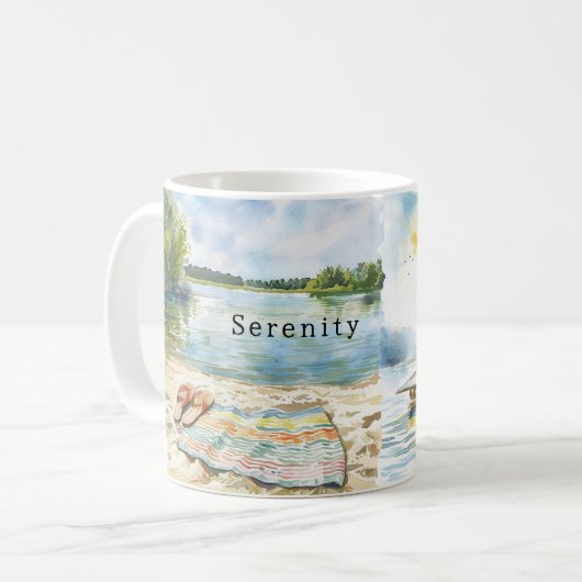 Mug Lac d'été Sérénité (Devant gauche)