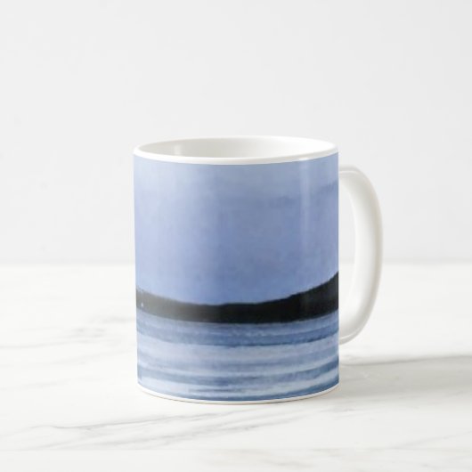 Mug Lac gelé Abstrait (Devant droit)