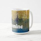 Mug Lac Grass Blue Water Reflection Photo Nature (Devant droit)