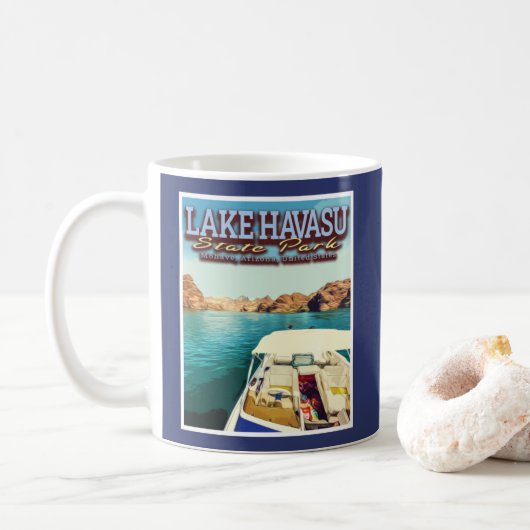 MUG LAC HAVASU - MOHAVE ARIZONA ÉTATS-UNIS (Avec donut)
