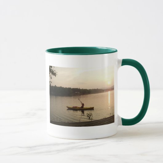 Mug LAC indien, COUCHER DU SOLEIL de NY (Droite)