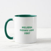 Mug LAC indien, COUCHER DU SOLEIL de NY (Gauche)