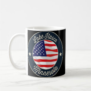 Mug Lac Itasca Patriotique Minnesota Souvenir