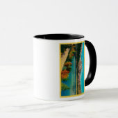 Mug Lac June dans le comté de High SierraMono, CA (Devant droit)