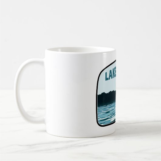 Mug Lac Lowell Idaho Cabane de pêche (Gauche)