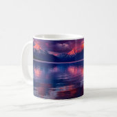Mug Lac McDonald, ciel de rouge de parc national de (Devant gauche)
