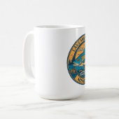 Mug Lac Minnetonka, Minnesota pêche et navigation de p (Devant gauche)