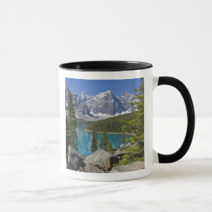 Mug Lac Moraine, Rocheuses canadiennes, Alberta, Canad