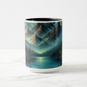 Mug Lac Mountain/cabine sous les étoiles