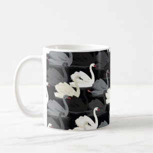 Mug Lac Swan vintage : Motif Monotone.