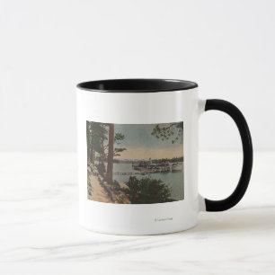 Mug Lac Tahoe, CA - Emerald Bay Vue avec vapeur