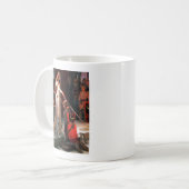 Mug L'Accolade - chat bleu russe (Devant gauche)