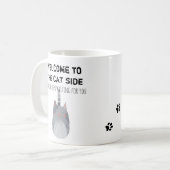 Mug L'Accueil Amusant Du Côté Du Chat (Devant gauche)