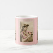 Mug lace and posies victorian lady (Centre)
