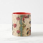 MUG LACE ANTIQUE VALENTINE, CUPIDE, AMOUREUX ET BOUTTE (Centre)