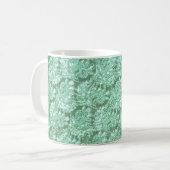 Mug Lace Mint vert floral (Devant gauche)