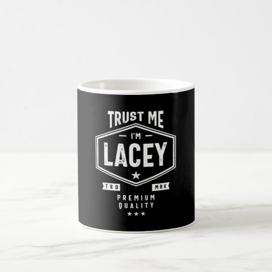Mug Lacey Nom personnalisé Anniversaire (Centre)