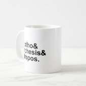 Mug Lachesis Atropos | de Clotho 3 destins du mythe (Devant gauche)