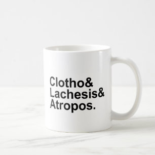 Mug Lachesis Atropos de Clotho 3 destins du mythe