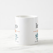 Mug Lâchez le Rivage Citation Inspirée des Écritures (Centre)