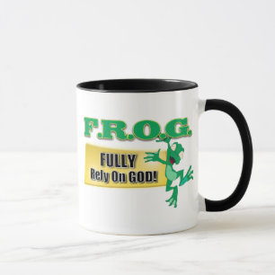 MUG L'ACRONYME CHRÉTIEN DE GRENOUILLE SE FONDENT