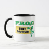 MUG L'ACRONYME CHRÉTIEN DE GRENOUILLE SE FONDENT (Gauche)