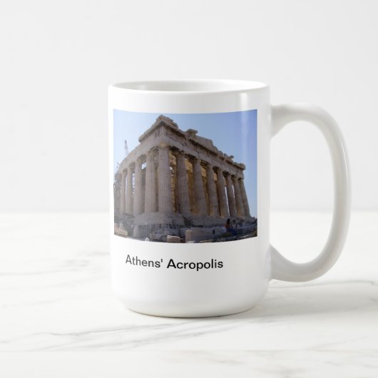 Mug L'Acropole à Athènes, Grèce (Droite)