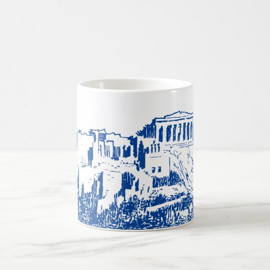 Mug L'Acropole d'Athènes, Grèce (Centre)