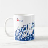Mug L'Acropole d'Athènes, Grèce (Gauche)