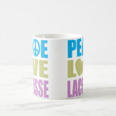 Mug Lacrosse d'amour de paix (Centre)