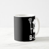 Mug Lacrosse Drôle Cadeau Homme Entraîneur Beer Lover (Devant droit)