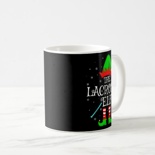 Mug Lacrosse Elf Christmas Family Elf Squad Srts Playe (Devant droit)