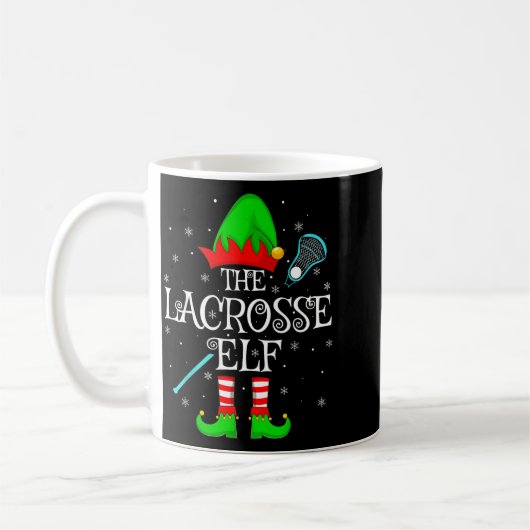 Mug Lacrosse Elf Christmas Family Elf Squad Srts Playe (Gauche)