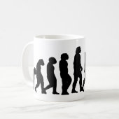 Mug Lacrosse Evolution - Drôle Lacrosse (Devant gauche)