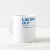 Mug Lacrosse Girl - Lacrosse (Devant gauche)