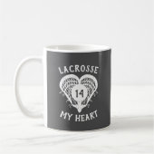 Mug Lacrosse Grey Mon Coeur (Gauche)